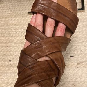 Italian leather sandals